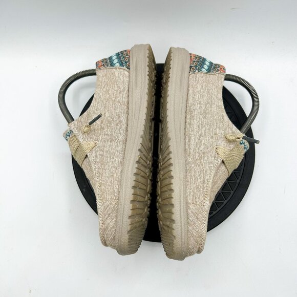 Hey Dude Shoes Wendy Flora Grey Slip On Shoes Western Womens Size 7 - Picture 4 of 9